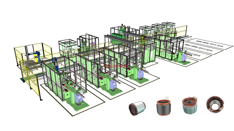 扁線定子生產(chǎn)線實現(xiàn)自動化有哪些好處？扁線定子生產(chǎn)線的優(yōu)勢