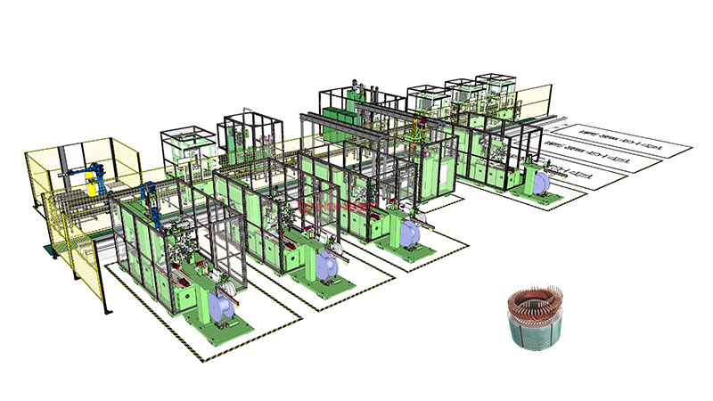 你并不知道的新能源扁線定子生產(chǎn)線信息--為你節(jié)省時(shí)間！